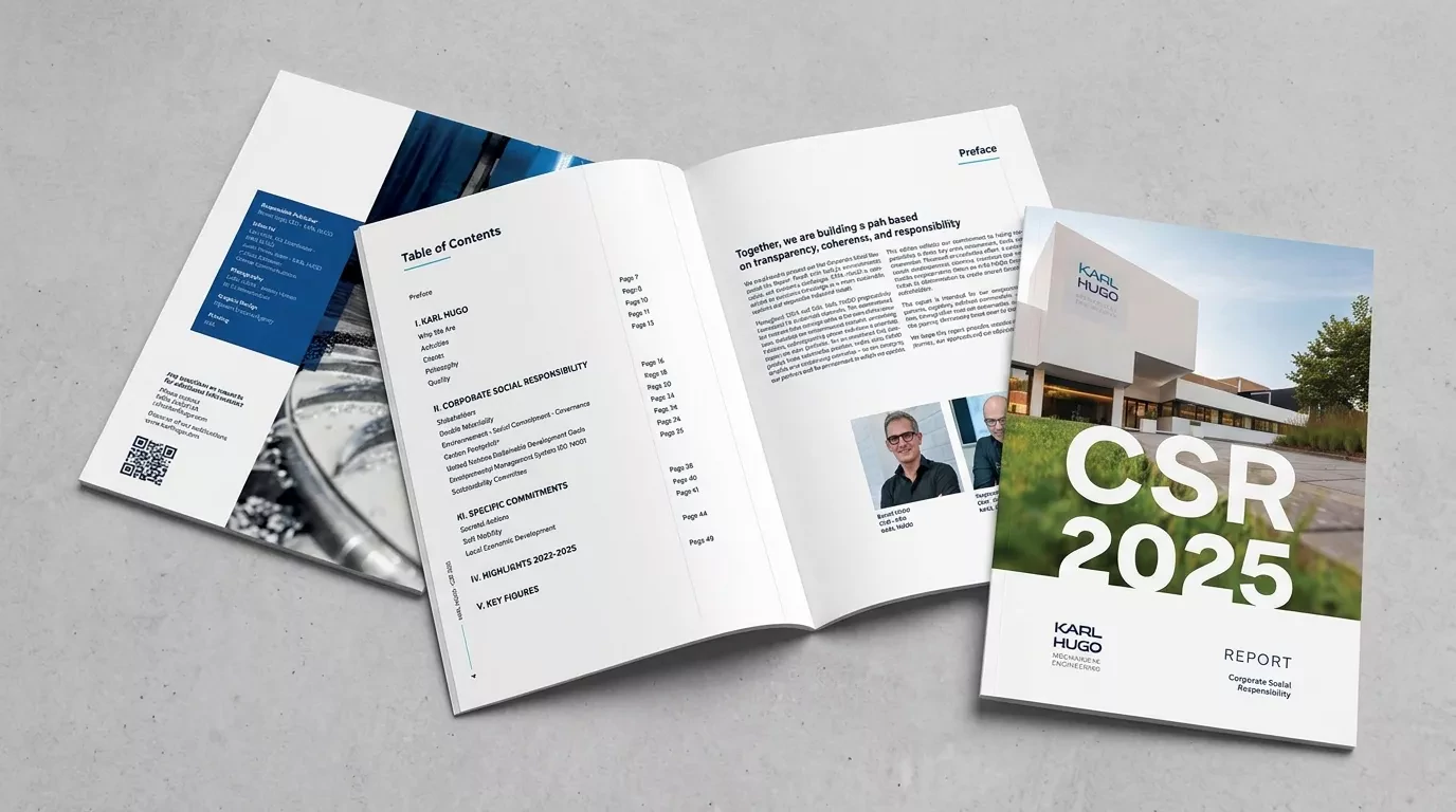 Le premier rapport de durabilité de KARL HUGO est en ligne !