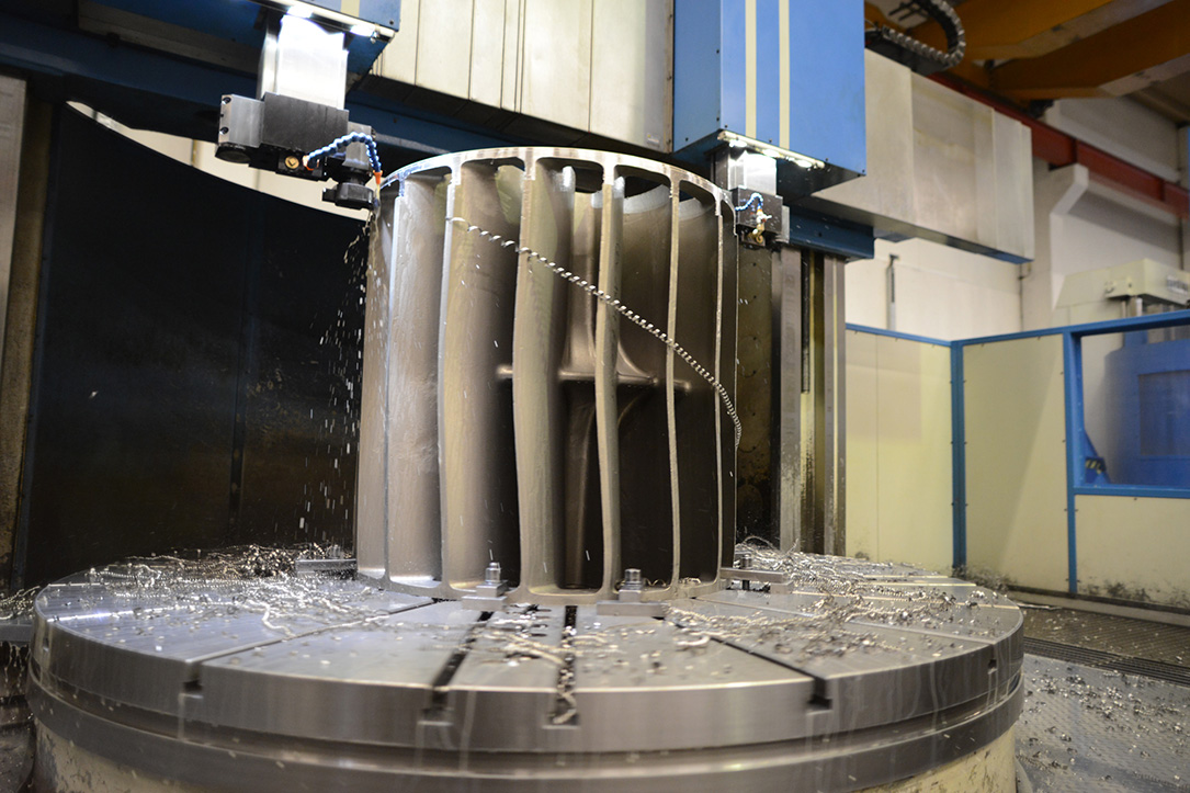 Vertical turning of large workpieces, a major asset!