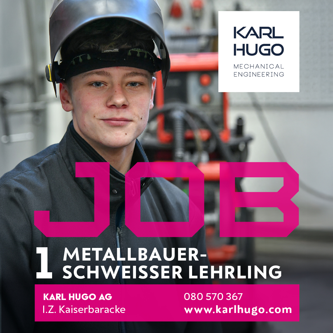 KARL HUGO sucht seinen nächsten Metallbauerschweißer